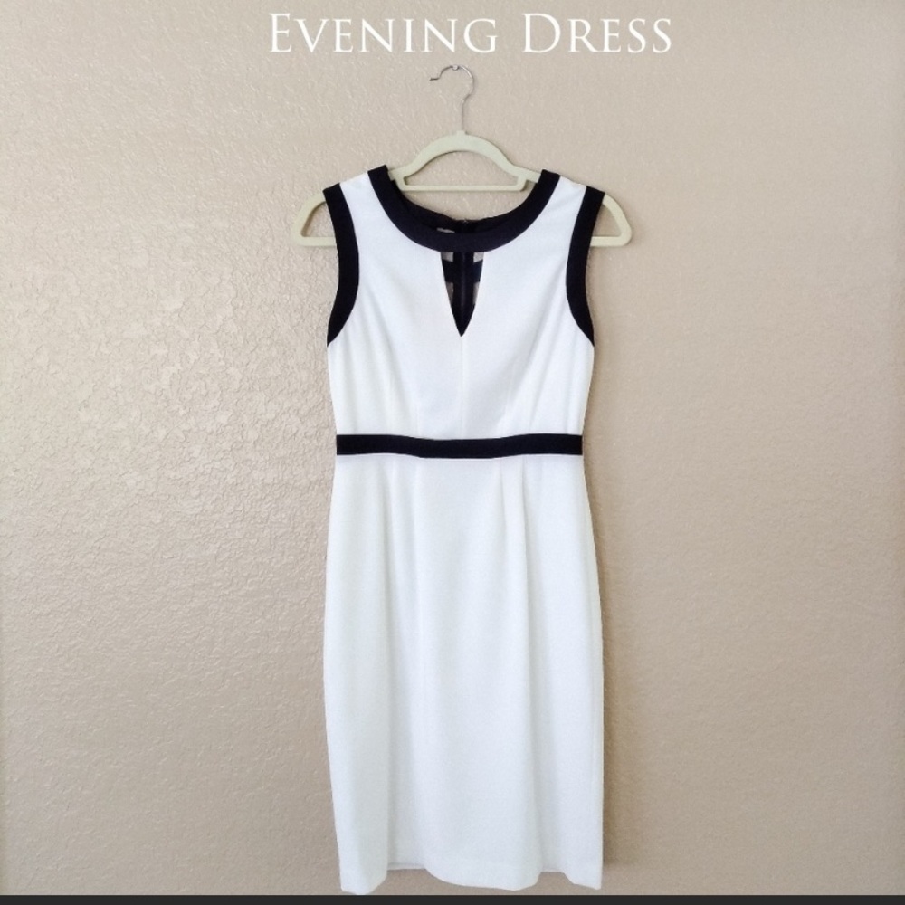 Beautiful black and white new dress.